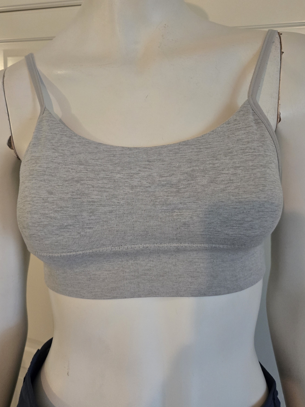 Seamless Light Gray Bralette - Women's Intimates